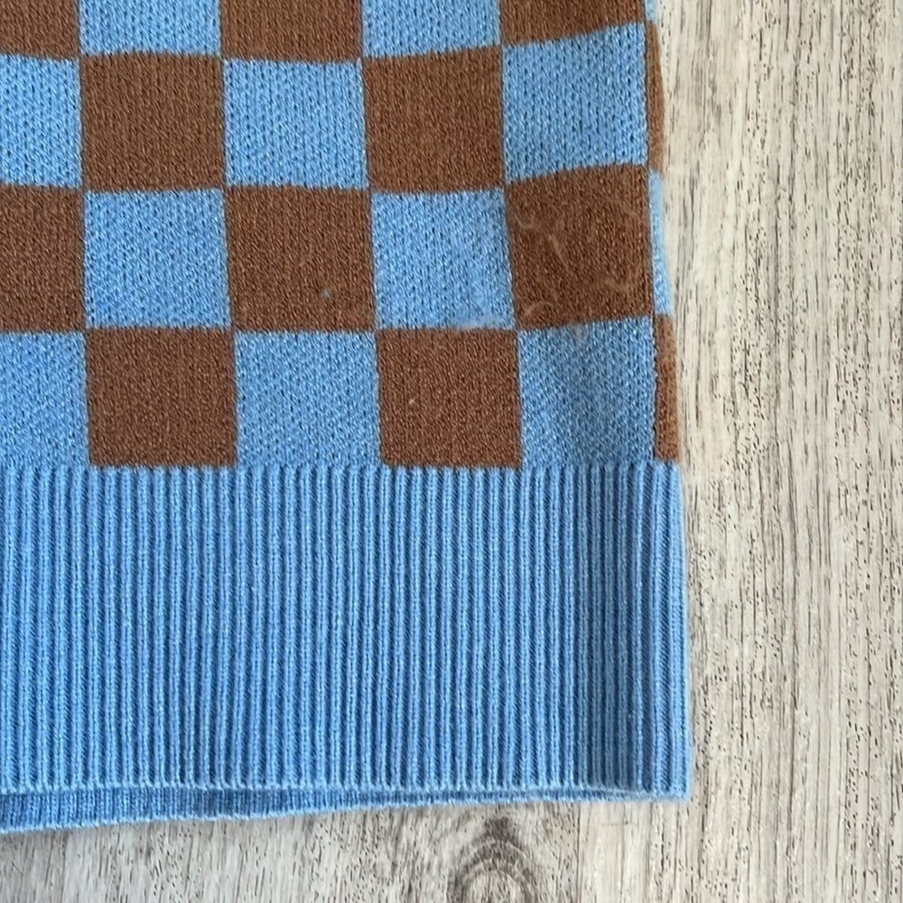 NWT checkered retro vibe knit dress - Picture 7 of 7